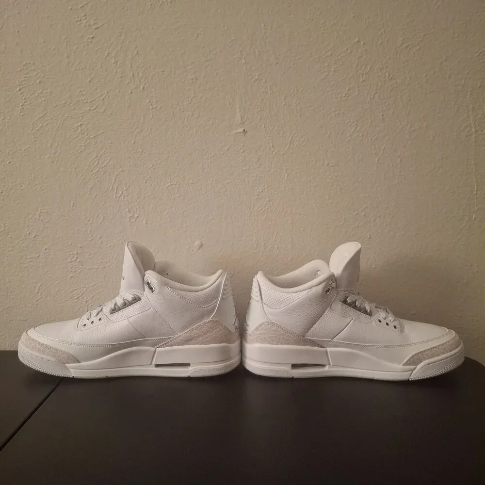 Size 12 - Air Jordan 3 Retro 2025 Pure Money - Picture 4 of 9